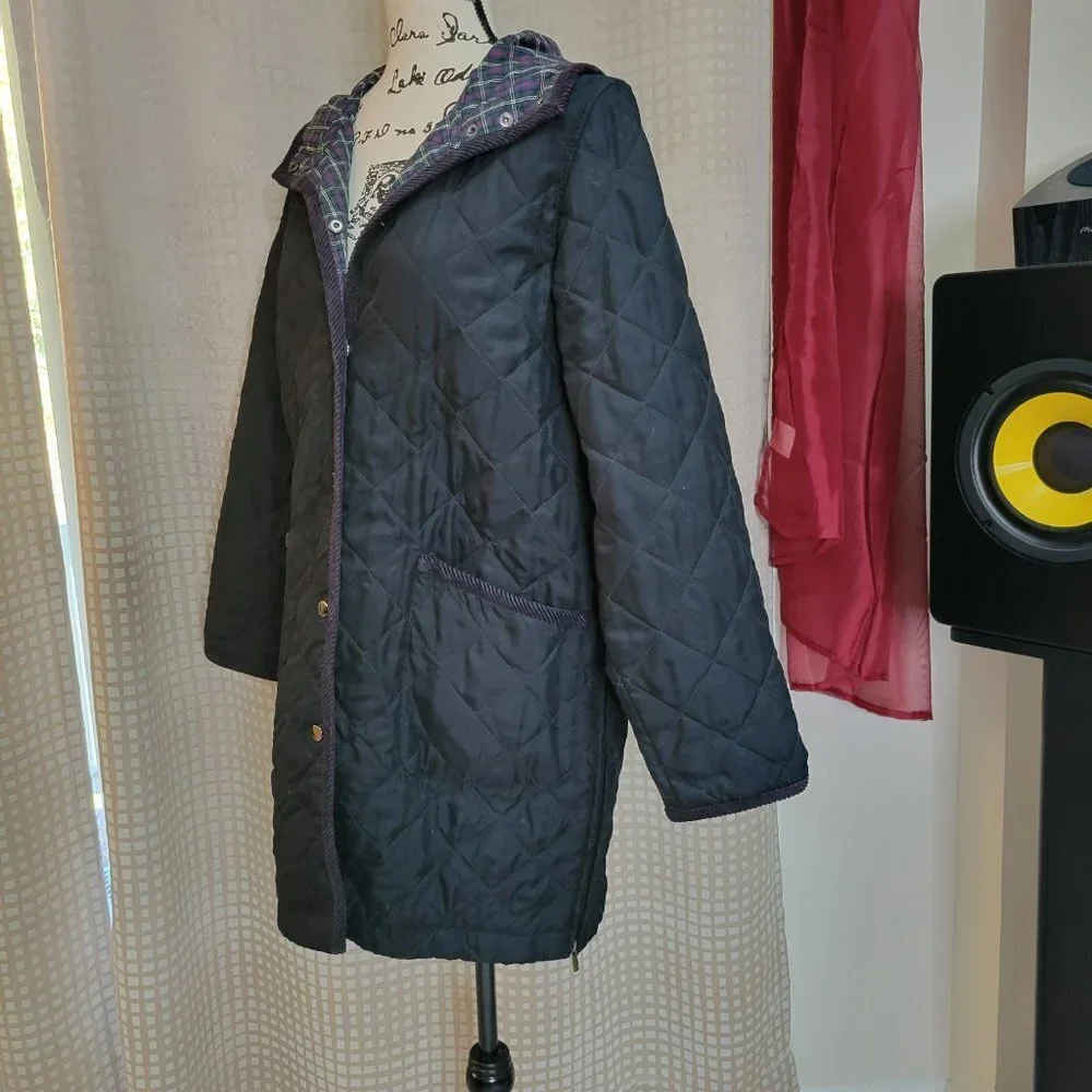 Lauren Jeans Co. Quilted Mid-Length Jacket - Size PM - Picture 3 of 14